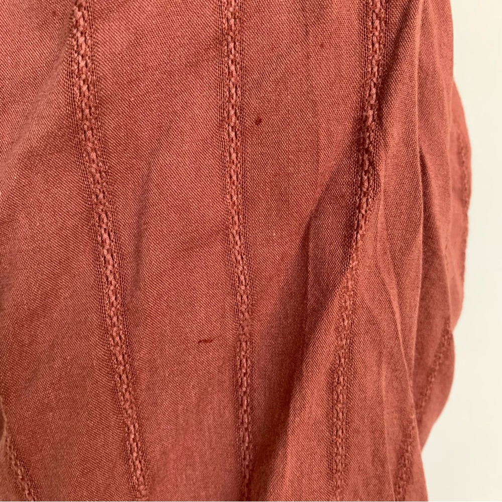 Old Navy Transitional Cotton Wrap-Style Top Size Medium - Picture 5 of 9